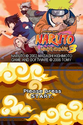 Naruto - Ninja Council 3 (USA) (Demo) (Kiosk) screen shot title